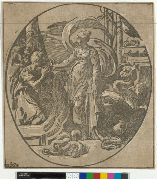 Circe offering drink to the companions of Ulysses - Image 1