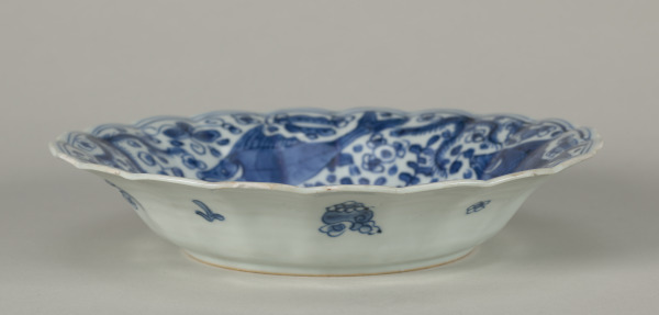 Dish with Scalloped Rim and Sea Life Motif - Image 2