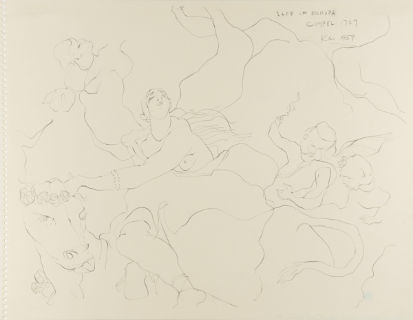 Study of the ‘Rape of Europa,’ after Noel-Nicholas Coypel - Image 2