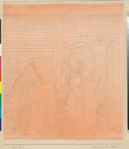 Bäume vor der Stadt