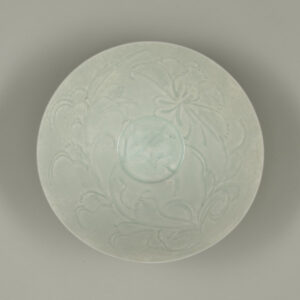 Bowl with Incised Peony Design