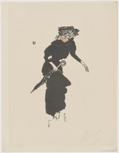 Woman with Umbrella (Femme au parapluie)