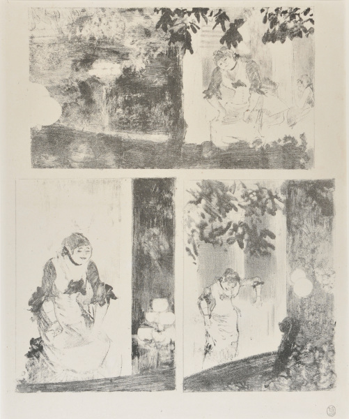 Mademoiselle Bécat at the Café des Ambassadeurs - Image 3