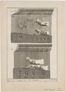 Trace du Desseins et Service du Peign…