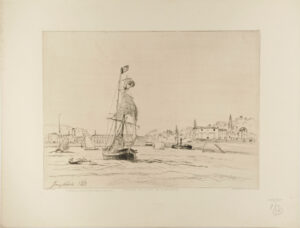 Entrée du port de Honfleur