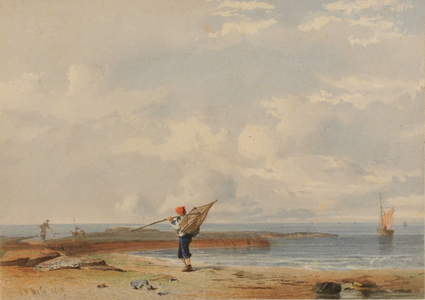 Fisherman on the Beach - Image 3