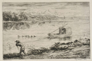 The Cabin Boy Hauling the Tow-Rope (Hauling by Rope)