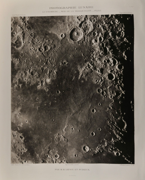 GUTTEMBERG - MER DE TRANQUILITÉ - PLINE (GUTENBERG - SEA OF TRANQUILITY - PLINY)