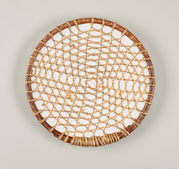 “Indian Basket Weave” After-Coffee Plate