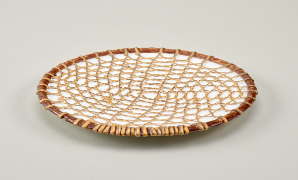 “Indian Basket Weave” After-Coffee Plate - Image 2