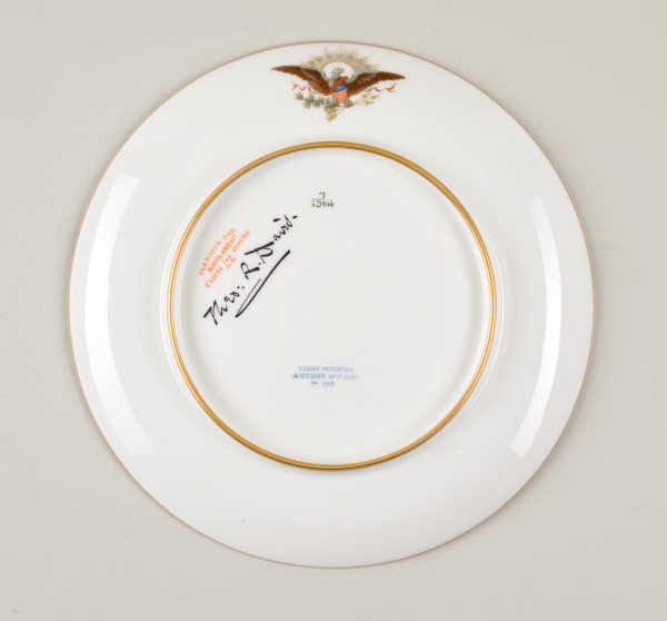 “Chickens in a Garden” Dinner Plate - Image 3