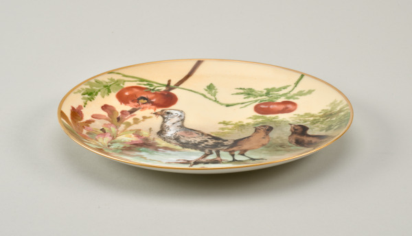 “Chickens in a Garden” Dinner Plate - Image 2