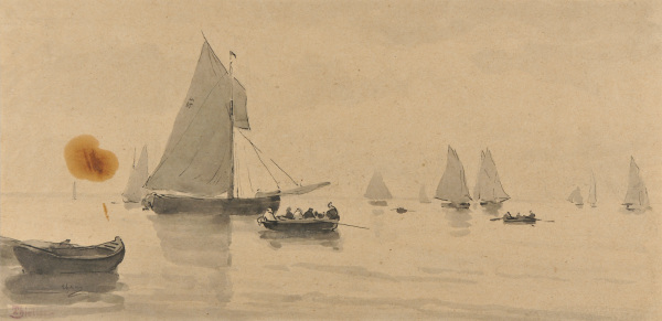Study for “Departure of the Fishing Fleet from Villerville” - Image 4