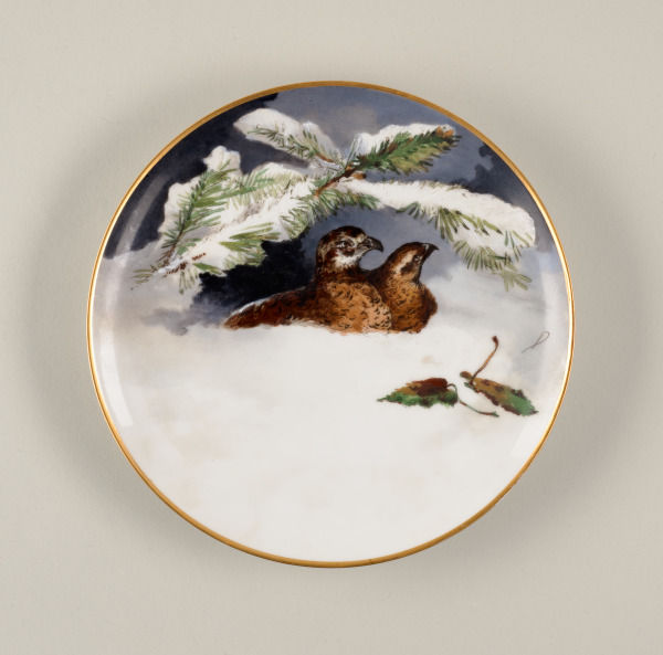 "BOB WHITE" GAME PLATE