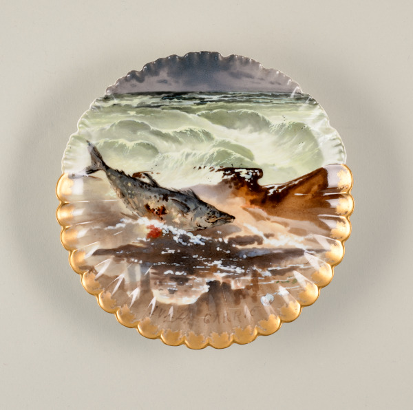 "SPANISH MACKEREL" FISH PLATE