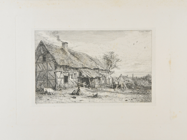 Paysage: Chaumière de paysans - Image 2