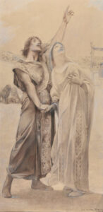 Two Saints in the Roman Coloseum, Before the Lions