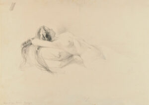 Nude Reclining on Pillow