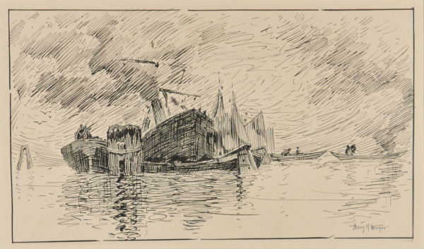 ‘Foggy Morning at Venice’ - Image 3