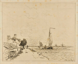 Les deux barques à voile