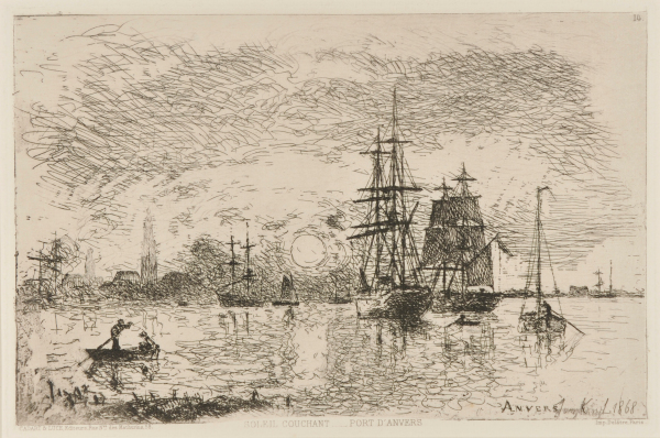Soleil Couchant, port d’Anvers - Image 4