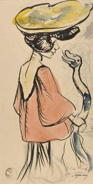 Woman with a Boa - Image 3