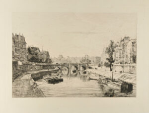 Vue Prise du Pont St. Michel