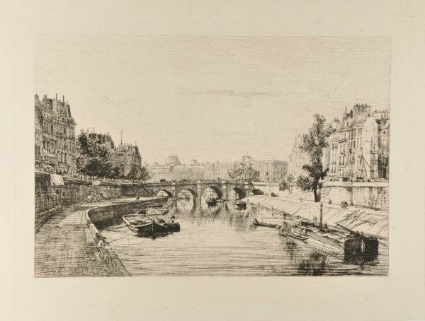 Vue Prise du Pont St. Michel - Image 4