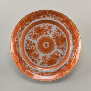 Plate Decorated with with Fitzhugh Pattern