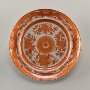 Plate Decorated with with Fitzhugh Pattern