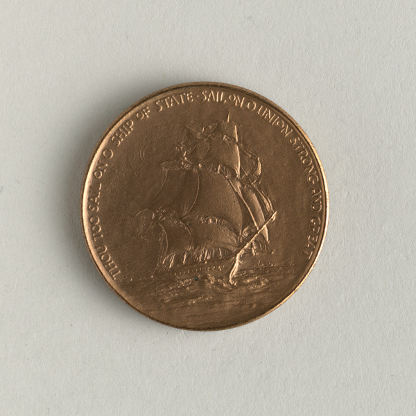 “Franklin Delano Roosevelt Fourth Inauguration” Medal - Image 2