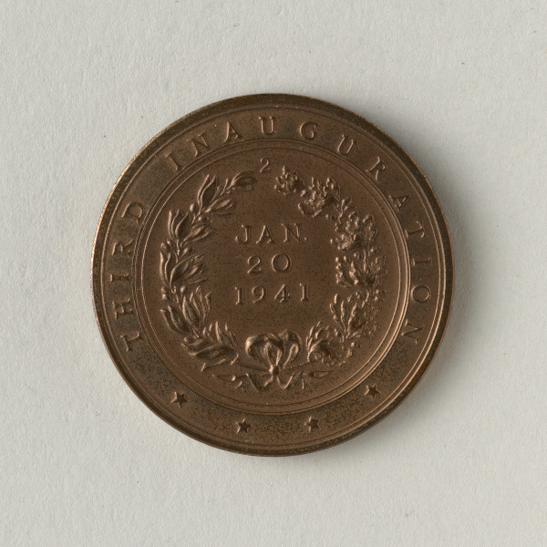 “Franklin Delano Roosevelt Third Inauguration” Medal - Image 2