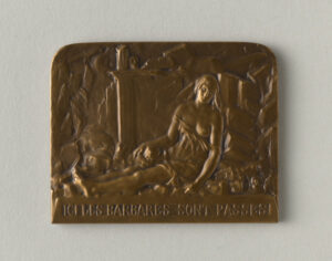 “Here the Barbarians Have Passed” Plaquette