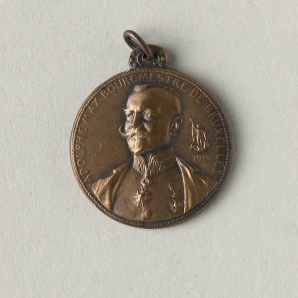 "ADOLPHE MAX, MAYOR OF BRUSSELS" MEDAL