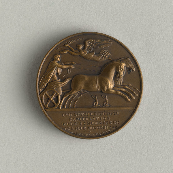 “Capitulation of Ulm & Meningen, Napoleon Bonaparte” Medal - Image 2