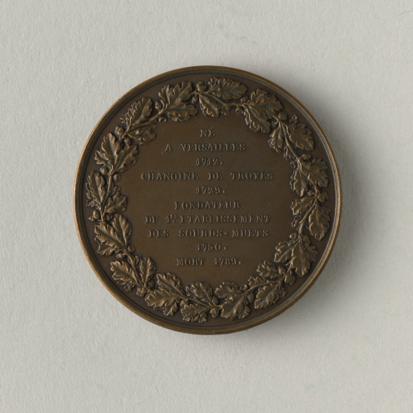 “Charles-Michel de l’Épée” Medal - Image 2