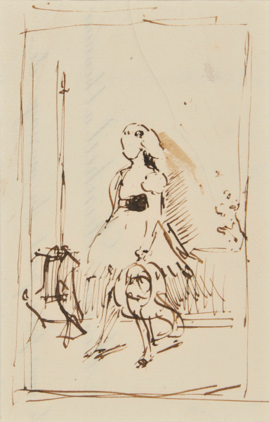 Study for Miss Alexander/Little Girl with Hat - Image 4