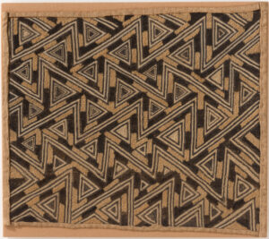 Prestige Cloth with Thick Pile and “Jagged Blocks” Design