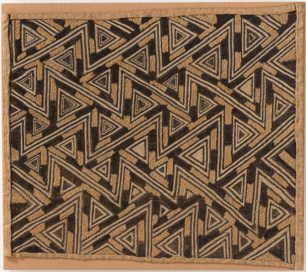 Prestige Cloth with Thick Pile and “Jagged Blocks” Design