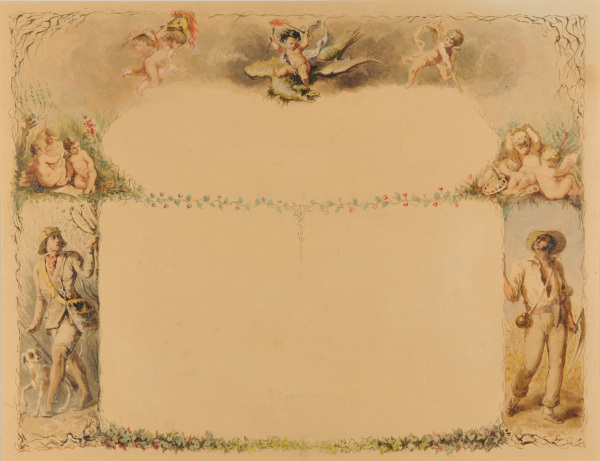 Design for Introductory Page of a Calendar, Invitation, or Letter - Image 2