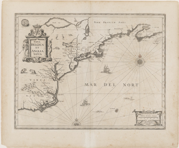 Map of East Coast from Nova Scotia to Virginia - Image 3