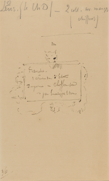 Sketch for ‘L’Ensorcelée’