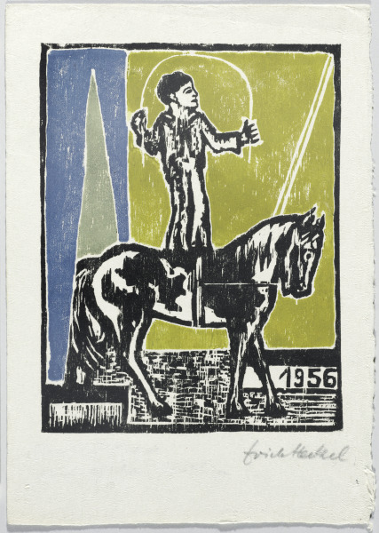 1956 New Year Sheet: Young Rider - Image 2