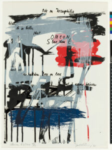 Plate from the book “Odes”