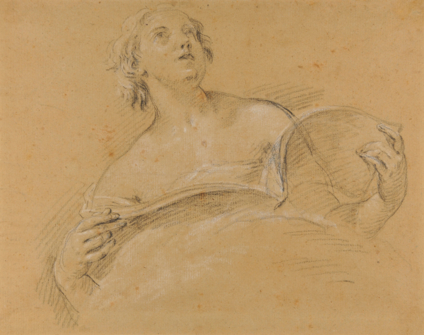 A Girl Looking Upward Holding a Music Book - Image 4