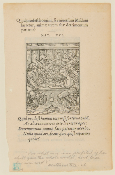 The Gambler (recto); The Drunkard (verso) - Image 2