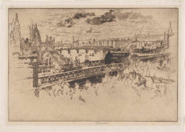 London Over Charing Cross Bridge