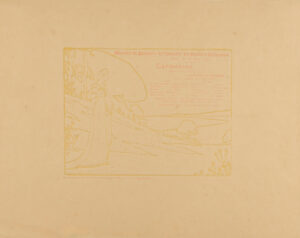 Programme pour la Theatre de L’Oeuvre – Carmosine