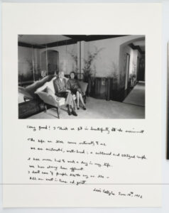 Very good! I think we fit in beautifully with the environment