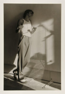 Standing Figure with Spectators